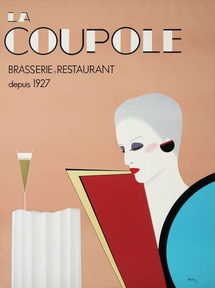 5 affiches d'artistes de style Art déco, Gérard Co