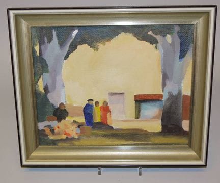 Werner Lichtner-Aix, "St. Cecile Les Vignes", Ölge