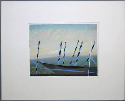 Jerzy Zablocki, Abstrakte Komposition, signierte M