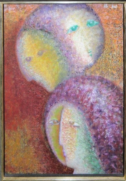 Bella Brisel, « Barcque », peinture à l'huile, Par