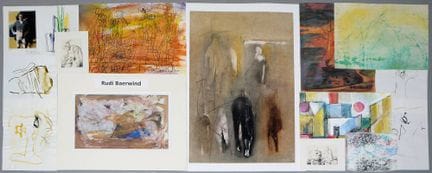 Lot de 16 dessins originaux de différents artistes