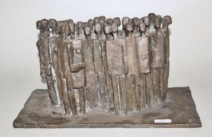 Manfred Kieselbach, « Groupe de personnes », sculp