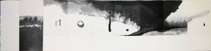 Gao Xingjian, « Goût de l'encre », livre pliant si