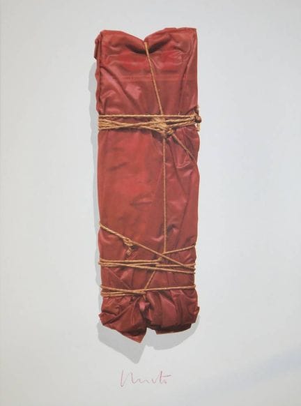 Christo, Wrapped Magazine, litografia a colori in 