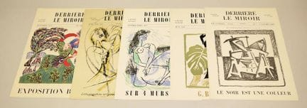 5 esemplari di *Derrière Le Miroir* del 1946/47, o
