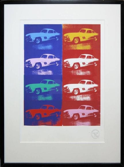 Andy Warhol, Mercedes-Benz 300 SL Coupé (1954), sé