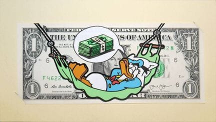 Benny The Kid, "Money Dreamer", Street Art, bancon