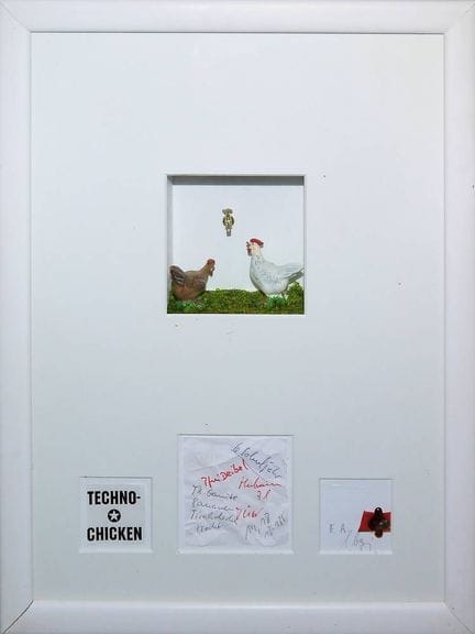 Lutz Beyering, cinque "3 D-Ziton" - incorniciati e
