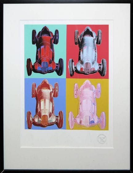 Andy Warhol, voiture de course Mercedes-Benz W 125