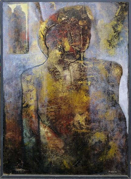 Janusz Osicki, "Pielgrzymka", Ölgemälde von 1986, 