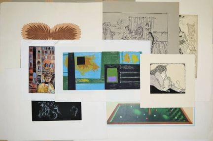 Collection d'estampes, 10 feuilles (Bele Bachem, S