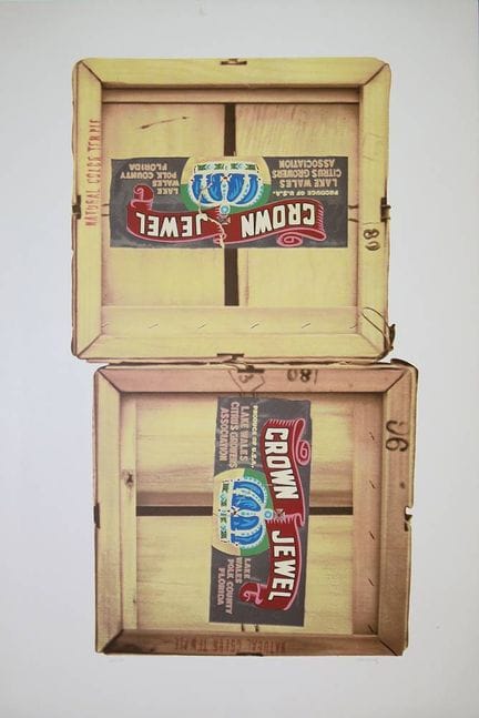 Howard Kanovitz, « Crown Jewel », grande sérigraph