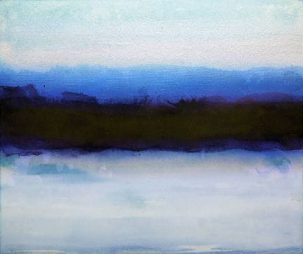 Bruno Kurz, "Saphir 8" (Color-Field -Malerei), Mis