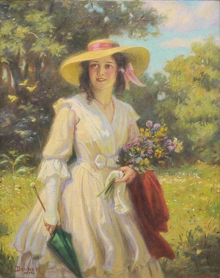 František Bohumil Doubek, Young Lady in a Summer L