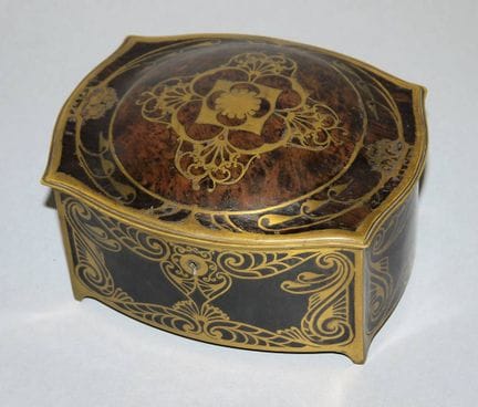 Art Nouveau jewellery box by Erhardt und Söhne, Sc