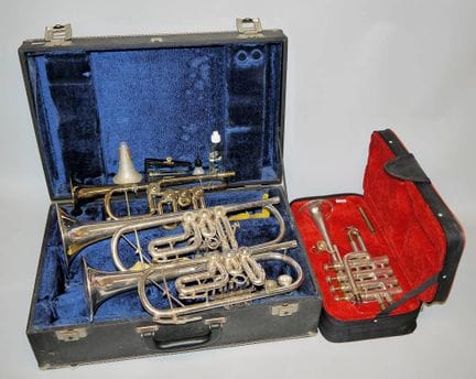 Quatre trompettes de concert de marque Scherzer, M