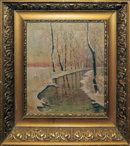 Ladislav Mednyanszky, ‘Les v zimě’ (Forest in Wint
