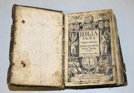 Biblia Sacra, 1599
Biblia sacra vulgatae editionis