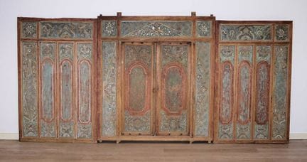 A large historic portal from Bali, probably dating