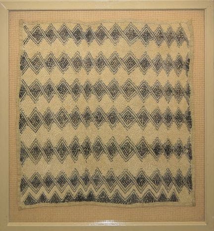 Three woven mats from the Kuba, Dem. Rep. of the C