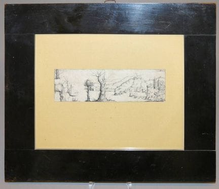 Augustin Hirschvogel, Landscape with a Lake, etchi