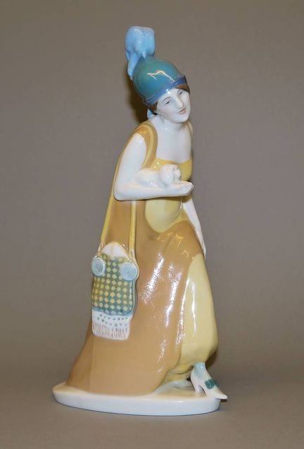 Escultura de porcelana «Atenea moderna», de Herman