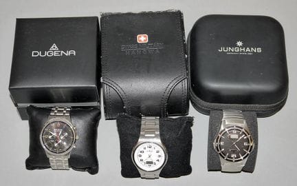 Three HAU watches from well-known brands
Dugena CI