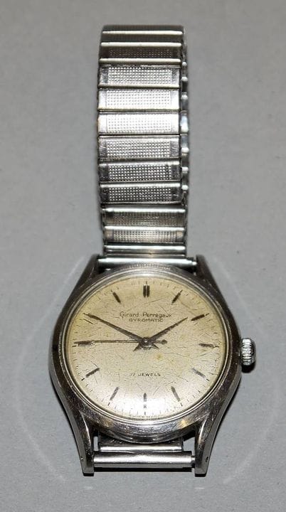 Girard-Perregaux Gyromatic, vintage wristwatch, Sw