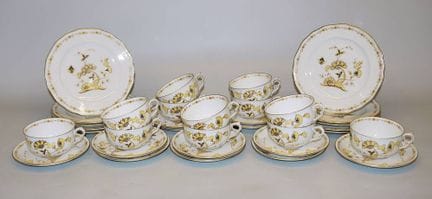 Augarten porcelain tea service (remnant set), Vien