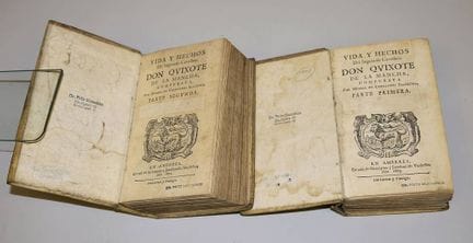 米格尔·德·塞万提斯·萨阿韦德拉，《拉曼查的堂吉诃德》，2卷，1673/1672年，极罕见！
《拉曼