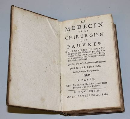 医学古籍：《穷人的医生与外科医生》，1728年版，附1727年附录
《穷人的医生与外科医生》：本书由