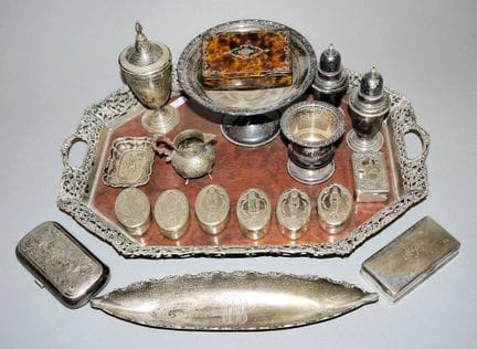 Collection of small silverware, table silverware &