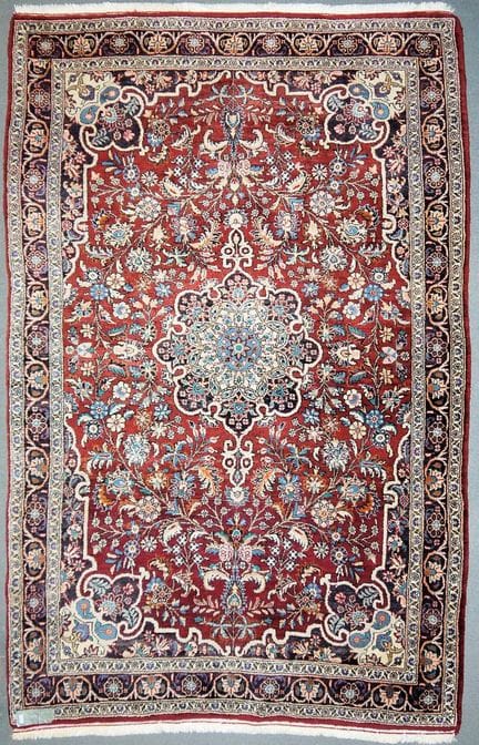 Bidjar oriental carpet, Persia, and prayer rug, pr
