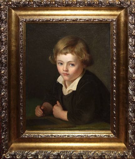 Christian Leberecht Vogel, attributed, Portrait of