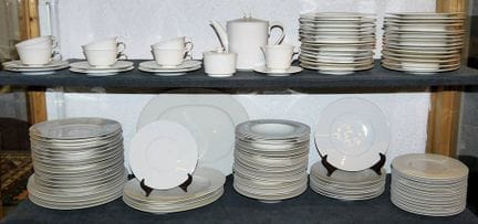 Extensive "Arkadia" dinner and coffee service, KPM