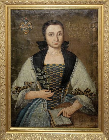 Portrait painter to the nobility; a stately three-