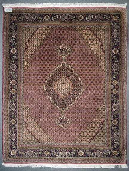 Oriental carpet and Oriental bridge, Tabriz Mahi, 