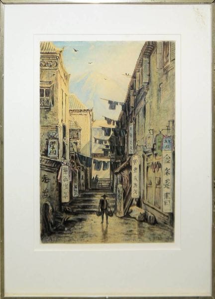 Eduard Hildebrandt, Old Hong Kong - ‘Pirate Street