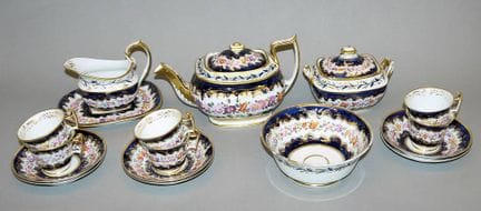 Georgian tea service, England, early 19th century,