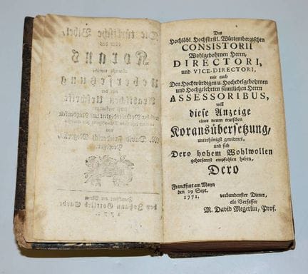 The Turkish Bible, or the very first German transl