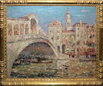 Félix Gogo, "Ponte Rialto Venise", Impressionist-P