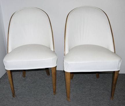 Two elegant Art Deco armchairs
A pair of dainty co
