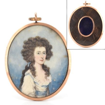 Colgante (miniatura) de oro rosa de 9 quilates con