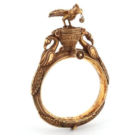 Pulsera rígida de oro amarillo de 18 quilates (per