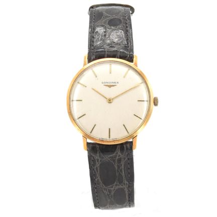 Bracelet-montre homme en or jaune 18 ct LONGINES m