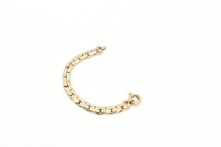 Bracelet en or jaune et blanc 18 ct (pierres de co