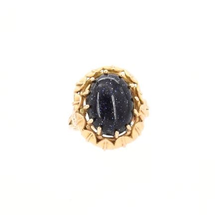 Bague en or jaune 18 ct (pierre de couleur) - 11.4