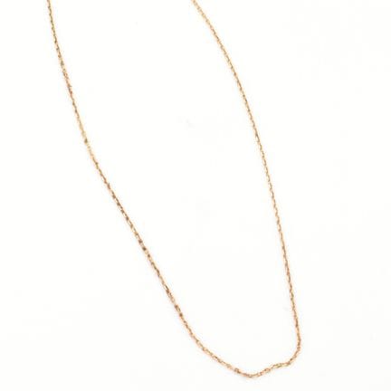 Collier en or jaune 9 ct - 2.3 g (45 cm)  
NL :
 H