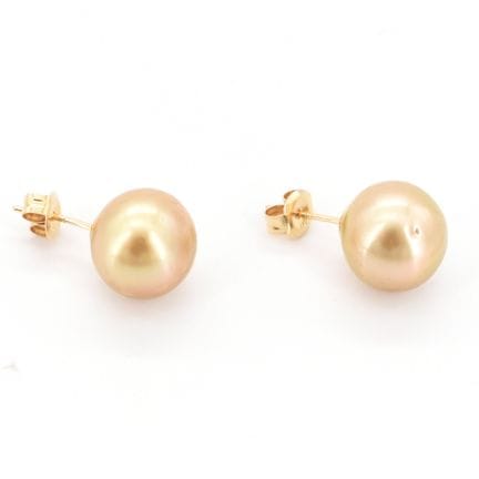 2 boucles d'oreilles en or jaune 9 ct serties de 2