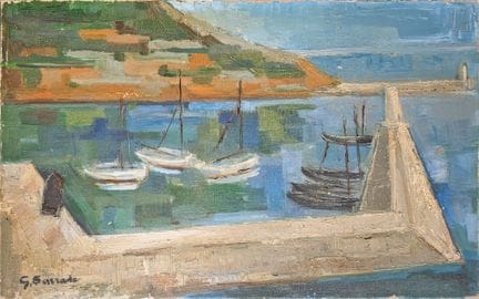 SANADE (XXème)
Le port
Huile sur toile
